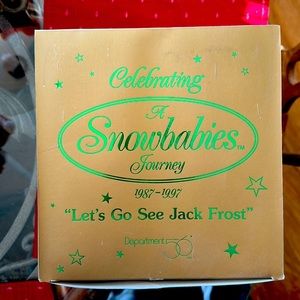 Dept 56 Snowbabies Let’s Go See Jack Frost